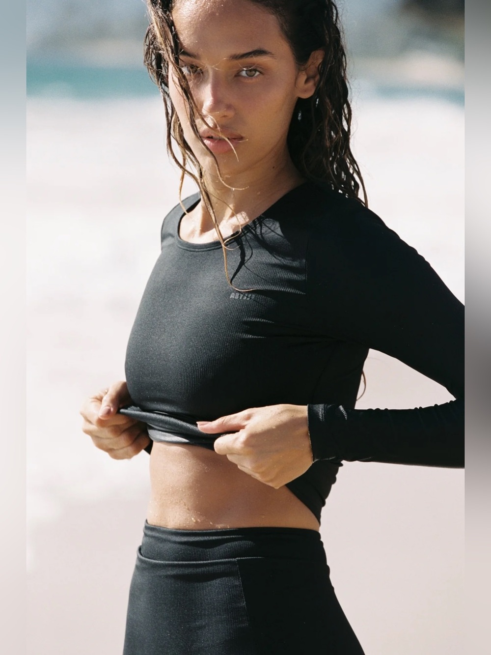 Abysse Poppler Ribbed Surf Rash Guard